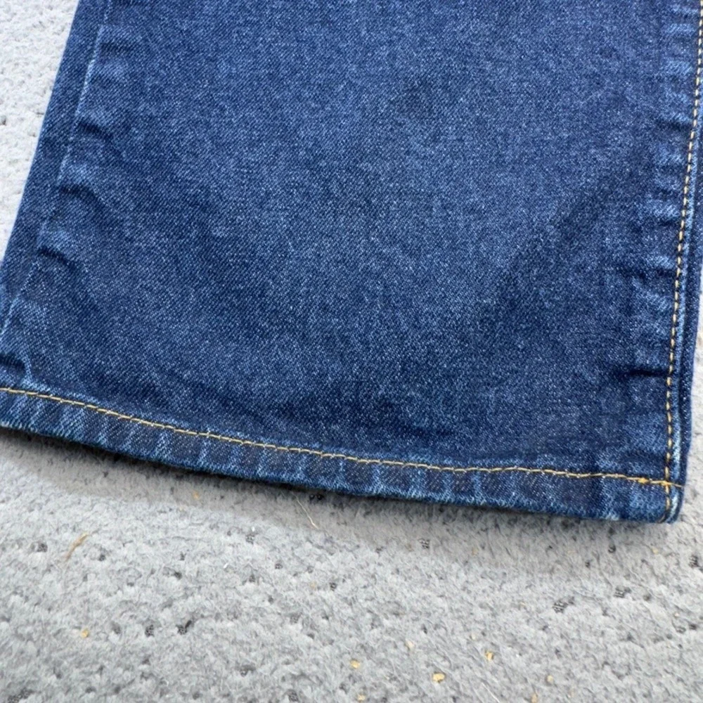 Levis 501 Original Mens‎ 36x30 Blue Dark Wash Stretch Button Fly Jeans 5 Pocket